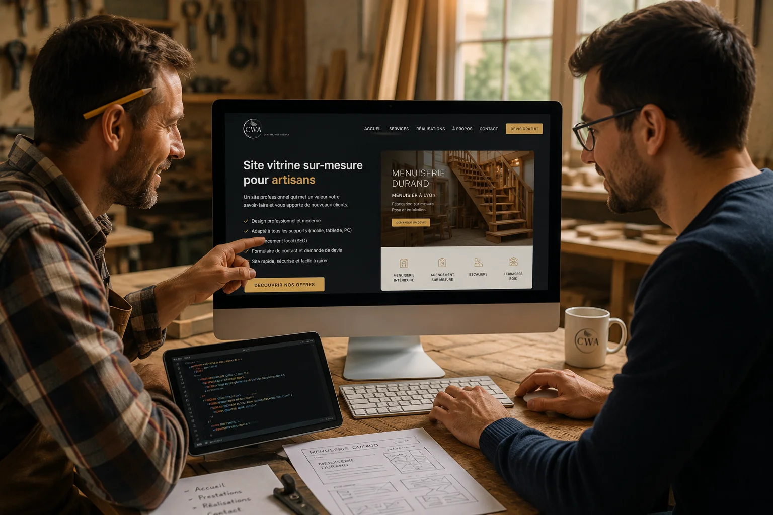 Artisan à Lyon — pourquoi créer un site vitrine professionnel