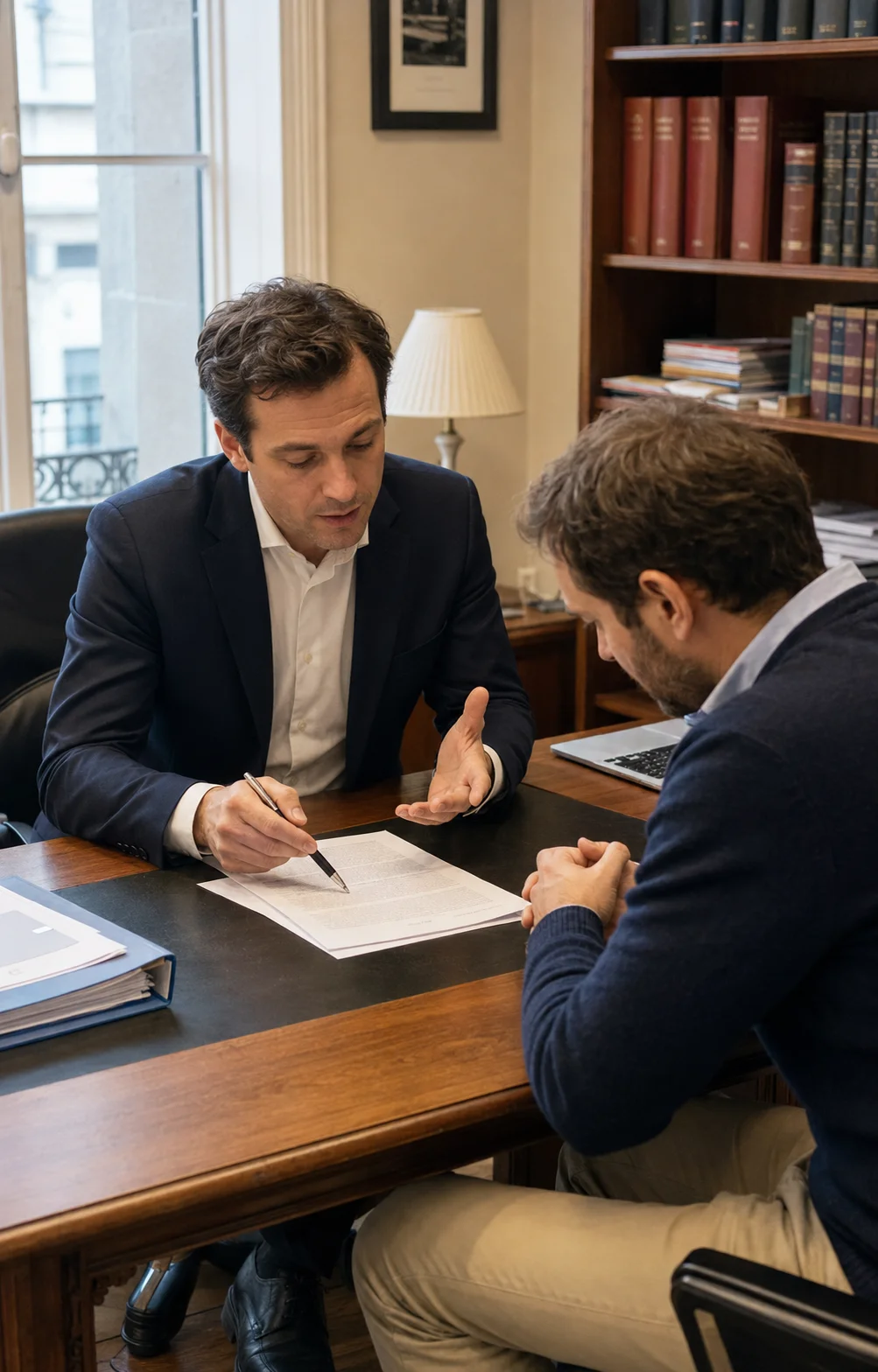 Professionnel du droit dans un cabinet