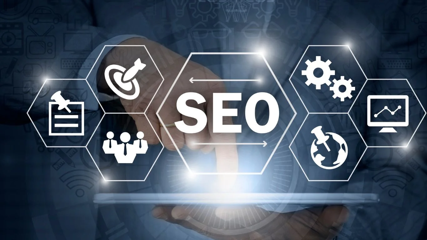 Illustration représentant le référencement naturel SEO pour améliorer la visibilité d'un site web